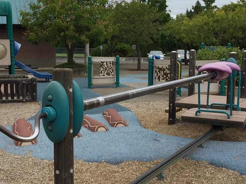"River" crossing at Ibach Park